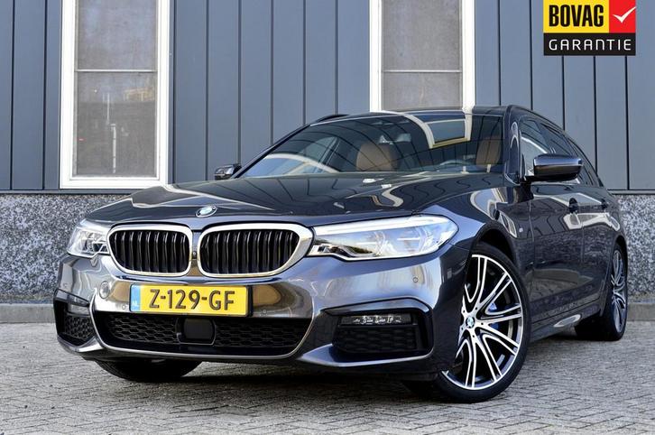 BMW 5 Serie Touring 530i M-Sport Rijklaarprijs-Garantie Pano, Auto's, BMW, Bedrijf, Te koop, 5-Serie, ABS, Adaptieve lichten, Airbags