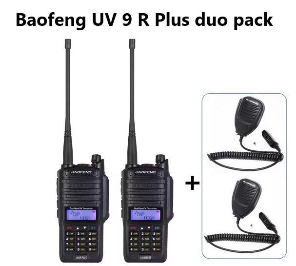 Baofeng UV 9 R 8W duo pack portofoon walkie talkie | NIEUW, Telecommunicatie, Portofoons en Walkie-talkies, Nieuw, Portofoon of Walkie-talkie