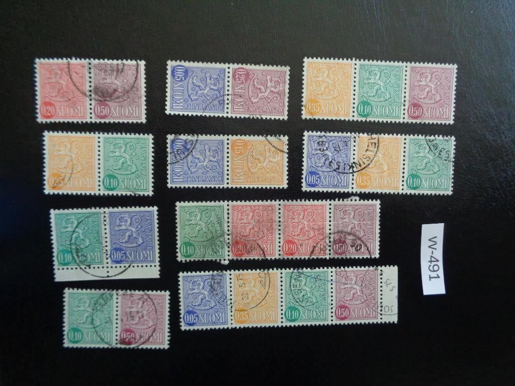 finland - combinaties van wapenschildjes (vv-491), Postzegels en Munten, Postzegels | Europa | Scandinavië, Ophalen of Verzenden