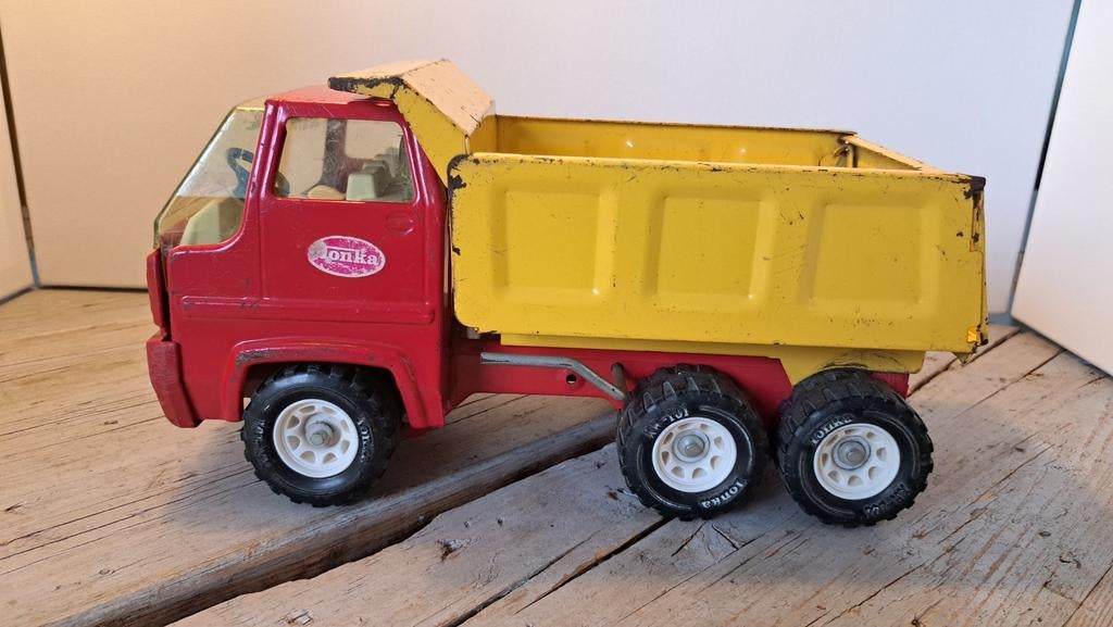 Tonka metalen kiepwagen vintage jaren 70/80 – groot model, Verzamelen, Speelgoed, Ophalen of Verzenden, Gebruikt