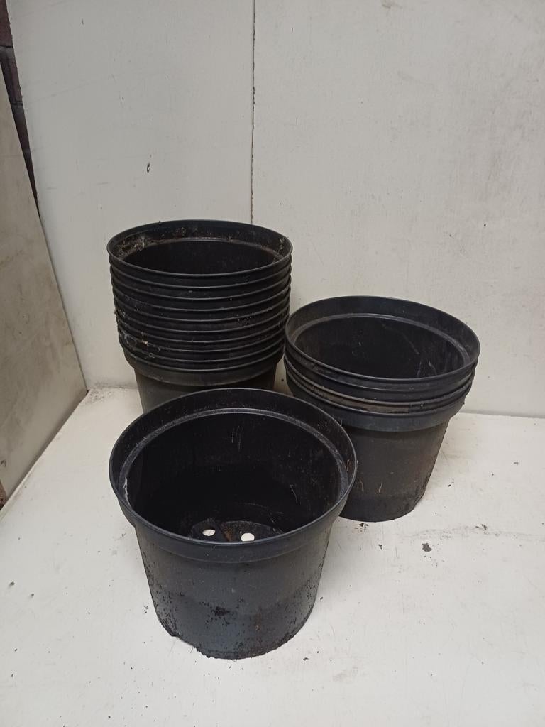 Kweekpotten plantenpotten bloempotten 5 liter, Tuin en Terras, Kunststof, Gebruikt, Rond, Ophalen of Verzenden