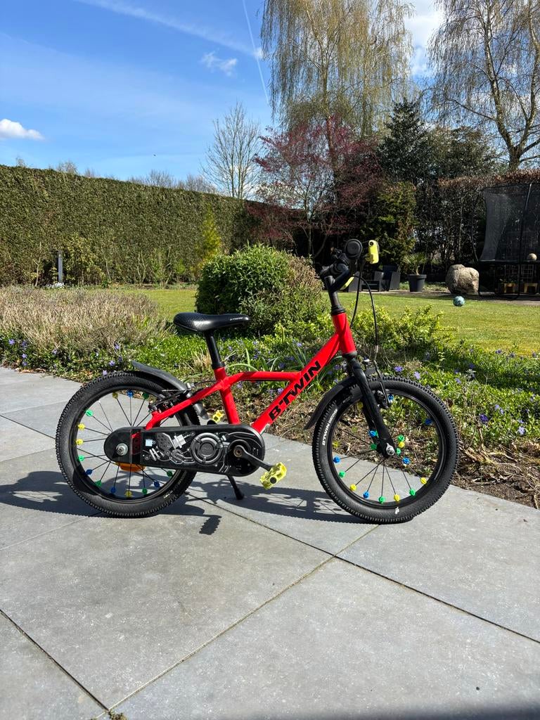 Btwin kinderfiets 16 inch - Lichtgewicht aluminium, Fietsen en Brommers, Fietsen | Kinderfietsjes, Ophalen, Gebruikt, 16 tot 20 inch
