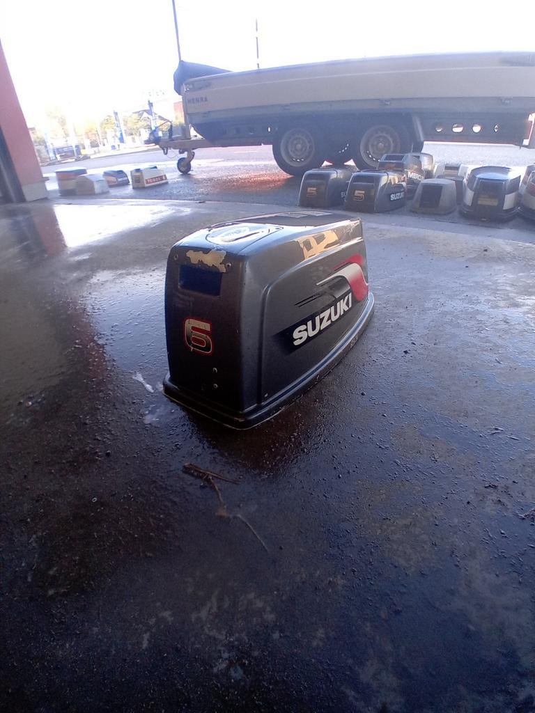Suzuki 6 pk 2 takt buitenboordmotor kap, Ophalen of Verzenden, Motor en Techniek
