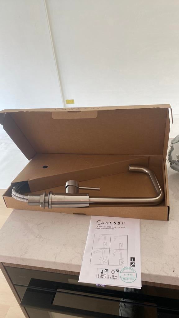 Keukenkraan Caressi CABL001L ECO, Ophalen of Verzenden, Nieuw, Chroom, Kraan