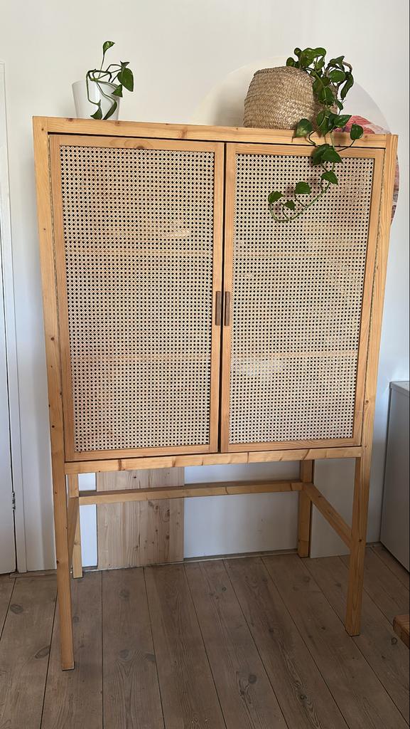 Handgemaakte Buffetkast - Japans Design (zonder schroeven), Ophalen, 100 tot 150 cm, Bohemian modern, 50 tot 75 cm