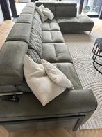 Elektrische leren bank, Huis en Inrichting, Banken | Bankstellen, Ophalen, Overige maten, Hoekbank, Zo goed als nieuw