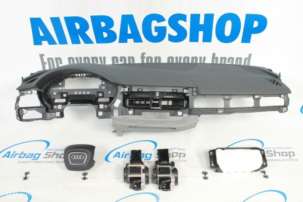 Airbag set - Dashboard 4 spaak licht grijs Audi A4 B9 8W, Auto-onderdelen, Gebruikt, Ophalen of Verzenden