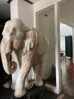 Grote houten olifanten, Ophalen, Zoogdier, 1 meter - 2 meter, Beeld