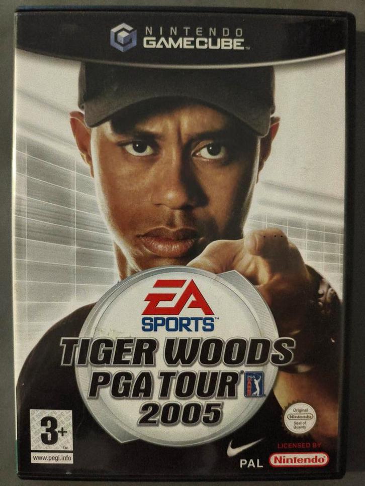 Tiger Woods PGA Tour 2005 - Nintendo GameCube, Spelcomputers en Games, Games | Nintendo GameCube, Zo goed als nieuw, Sport, 3 spelers of meer