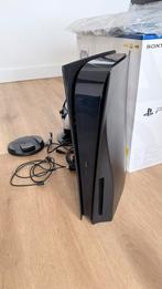 PS5 zwart + 2 dualsense + SSD 1TB, Ophalen of Verzenden, Gebruikt, Playstation 5