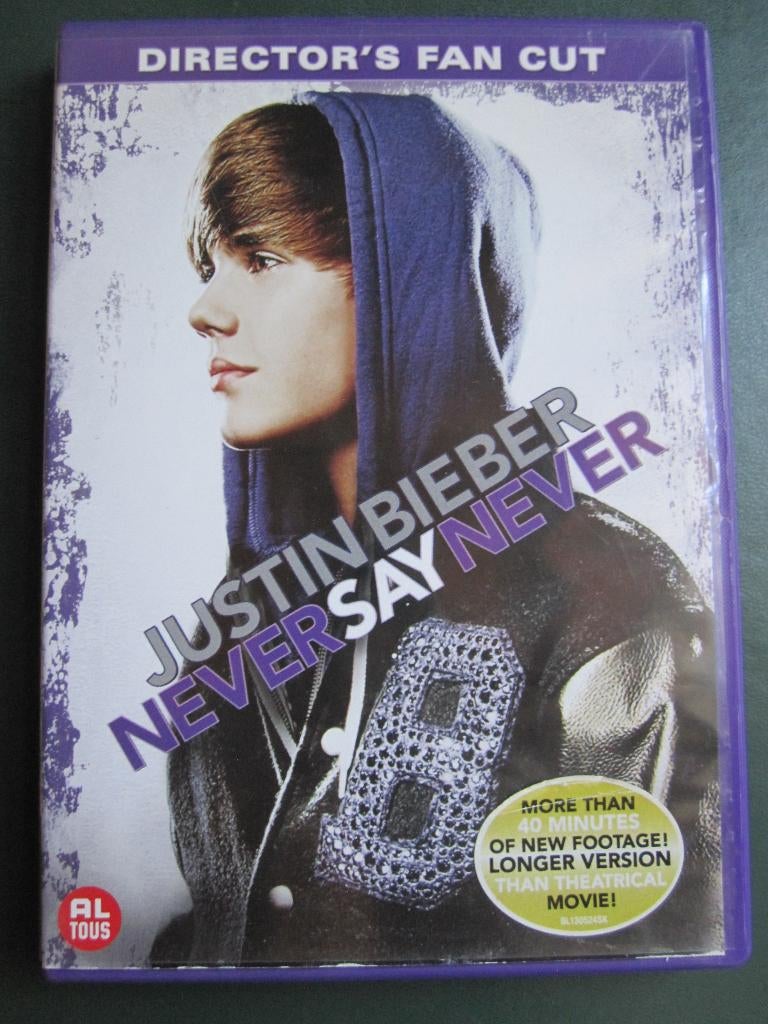 Justin Bieber - Never say never, Alle leeftijden, Ophalen of Verzenden, Zo goed als nieuw, Muziek en Concerten