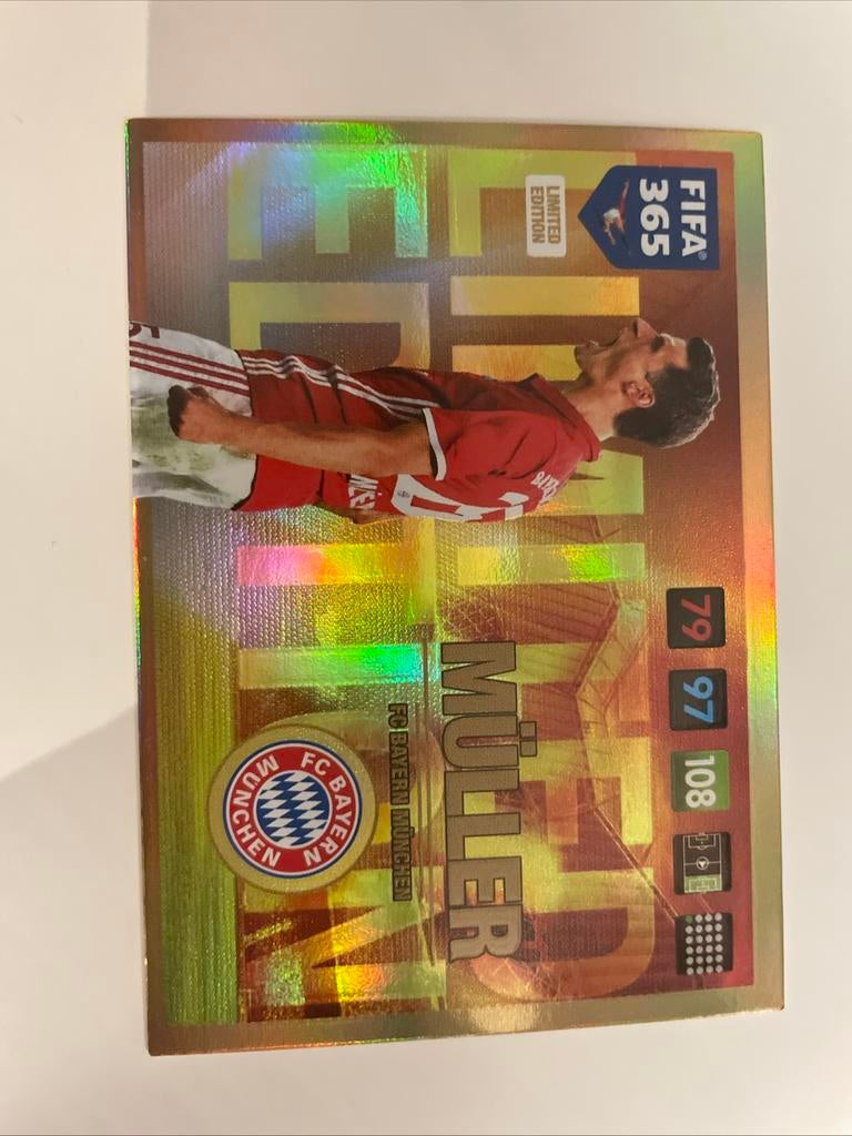 Limited edition Thomas Müller Panini 2017, Ophalen of Verzenden, Zo goed als nieuw, Plaatje