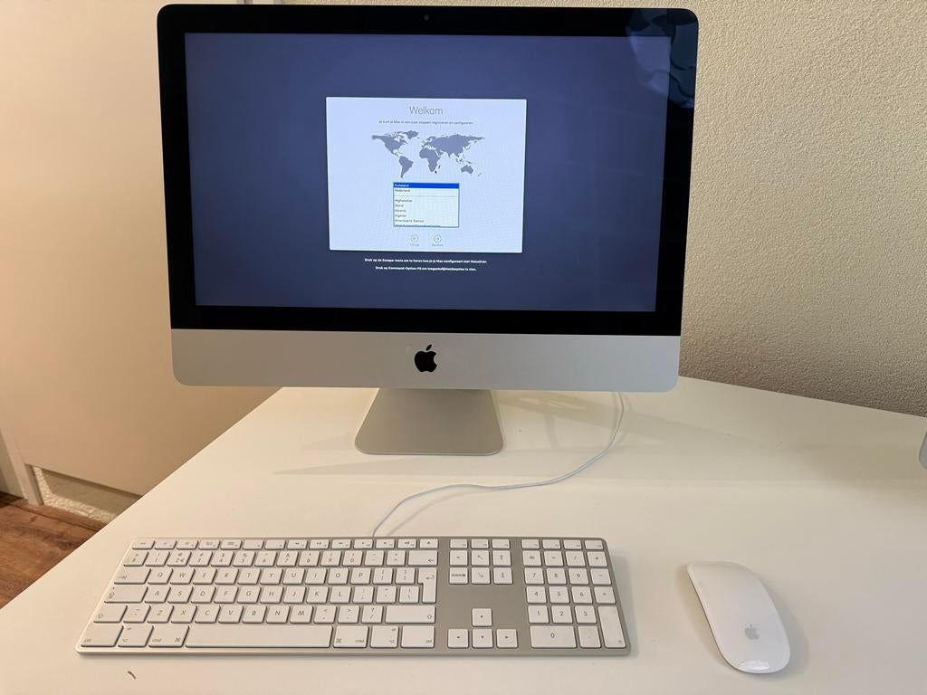 Apple iMac 21.5 inch met 500GB SSD, Gebruikt, IMac, Ophalen of Verzenden, Onbekend