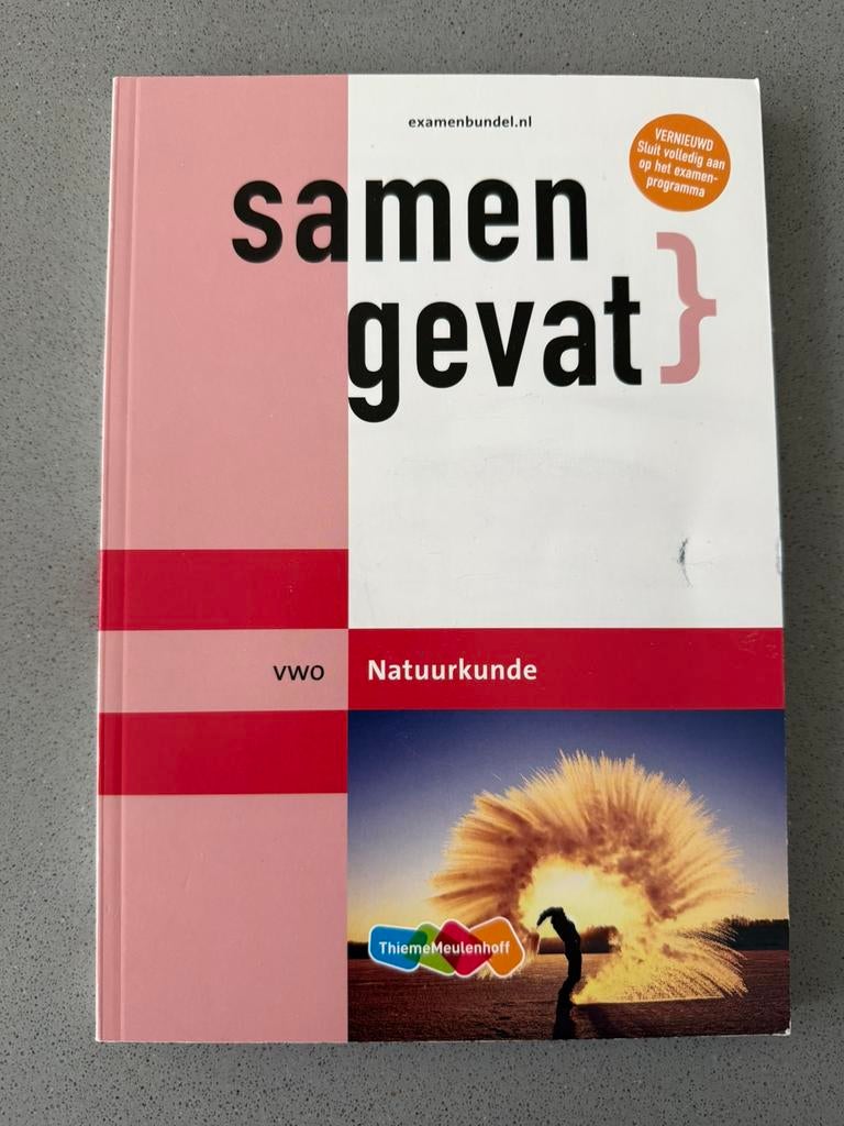 Samengevat EXAMEN Natuurkunde VWO, Ophalen of Verzenden, Zo goed als nieuw, VWO, Natuurkunde