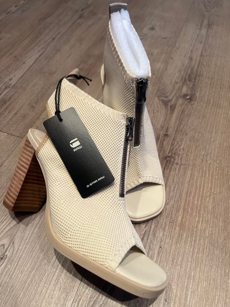 Nieuwe G-Star RAW Hakken Maat 38, Verzenden, Nieuw, Beige, Schoenen met hoge hakken