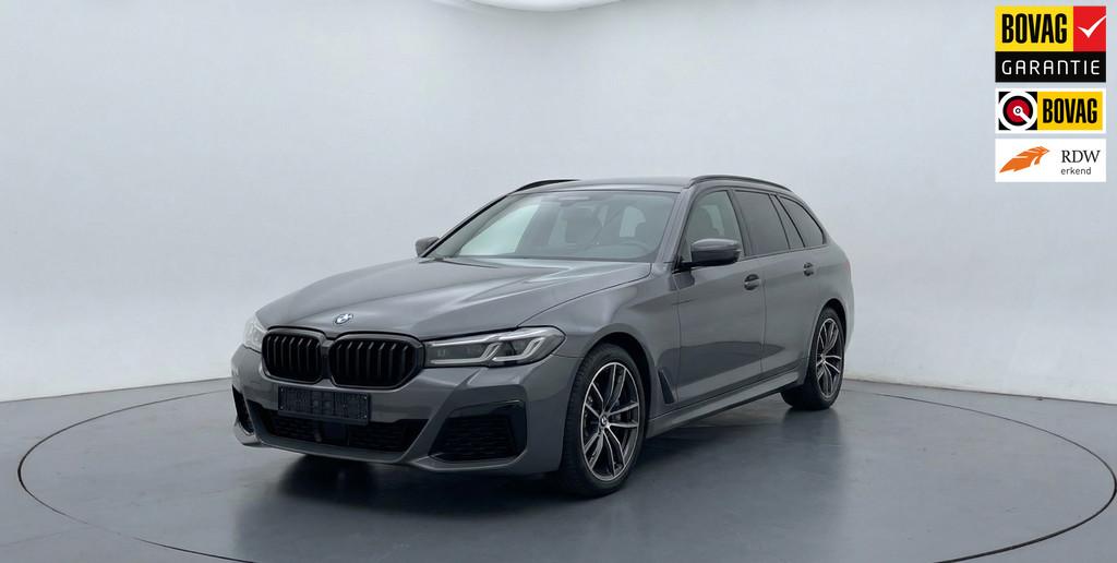 BMW 5-serie Touring 520e Business Edition|M-Sport|Leder|Keyl, Achterwielaandrijving, Gebruikt, Zwart, 4 cilinders