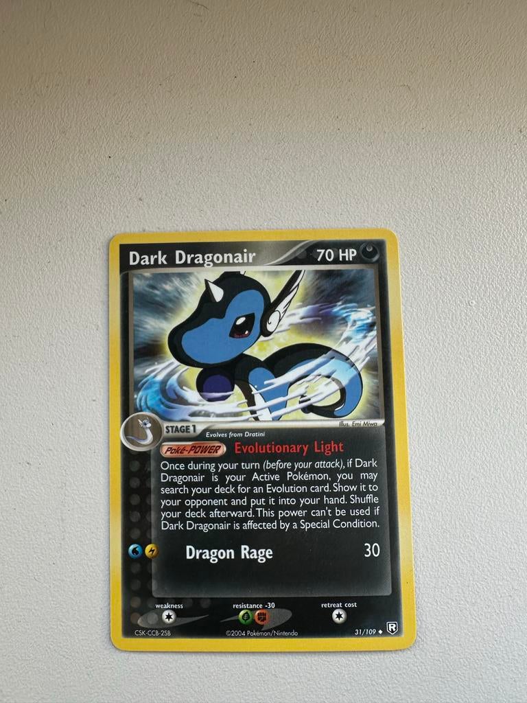 Dark Dragonair 31, Ophalen of Verzenden, Gebruikt, Losse kaart