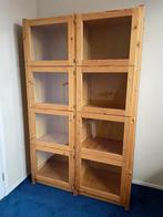 Lundia kast met glazen deurtjes, Ophalen, Gebruikt