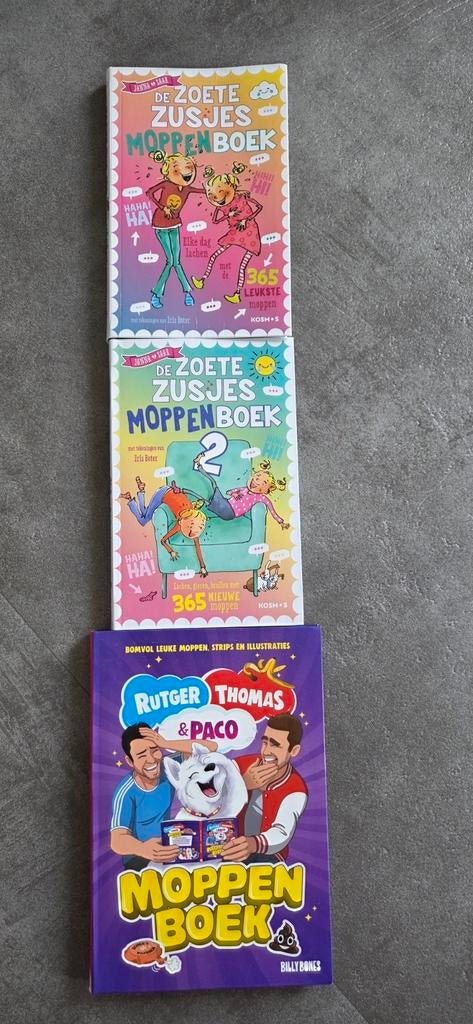 ZGAN! 2x De Zoete Zusjes moppenboek + Rutger en Thomas, Fictie algemeen, Ophalen of Verzenden, Zo goed als nieuw, Hanneke de Zoete