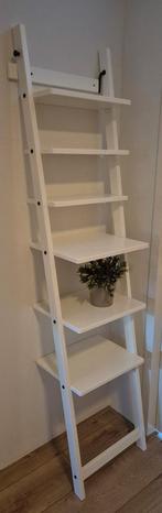 [IKEA] Witte wandkast/boekenrek met 4 planken [Hjälmaren], Ophalen, Met plank(en), Minder dan 50 cm, Modern, Scandinavisch