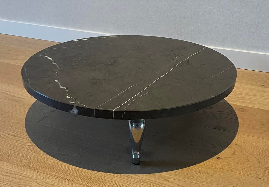 Moooi Bassotti Coffee Table - Marcel Wanders - marmer blad, Ophalen, 50 tot 100 cm, Rond, Zo goed als nieuw