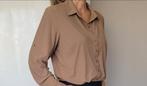 Studio Anneloes Poppy blouse XL Travelstof Taupe, Studio Anneloes, Bruin, Maat 46/48 (XL) of groter, Ophalen of Verzenden