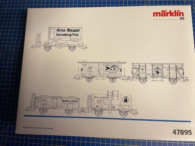 Marklin 47895 HO wagon set Sonneberg NIEUW, Wisselstroom, Verzenden, Wagon, Zo goed als nieuw
