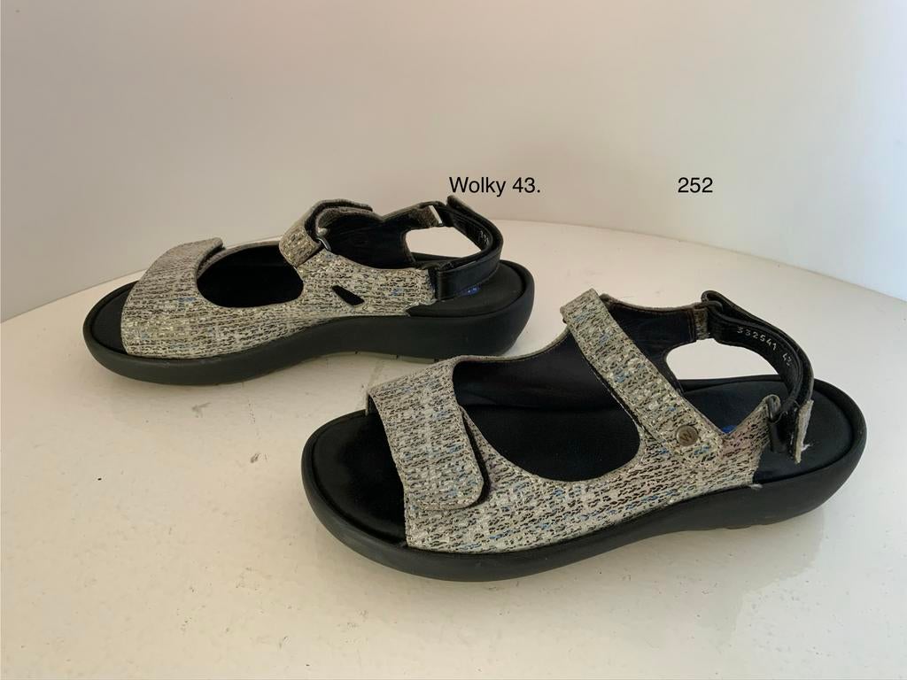 252) Wolky 43 model Rio 332541, Overige kleuren, Zo goed als nieuw, Sandalen of Muiltjes, Ophalen of Verzenden