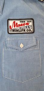 Overhemd Twinlife maat M, Blauw, Zo goed als nieuw, Twinlife, Halswijdte 39/40 (M)