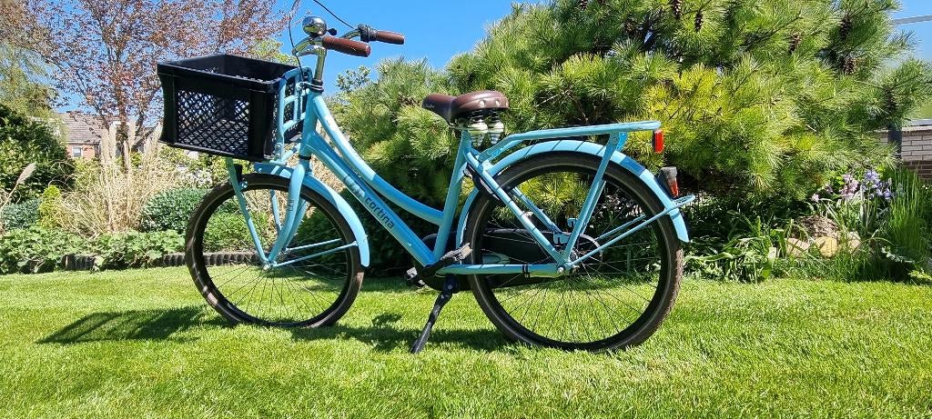 Lichtblauwe Cortina meisjes fiets 24 inch, Fietsen en Brommers, Fietsen | Meisjes, Ophalen, Terugtraprem, Versnellingen, Cortina U4