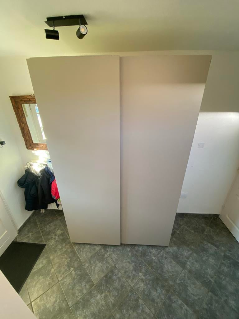 IKEA PAX kast 150x236cm met 6 lades en schuifdeuren, Ophalen, Gebruikt, 100 tot 150 cm, 200 cm of meer