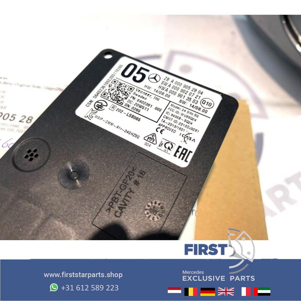 A0009052804 radar sensor Mercedes W176 W246 W117 W156 W166 W, Gebruikt, -, Ophalen of Verzenden, -