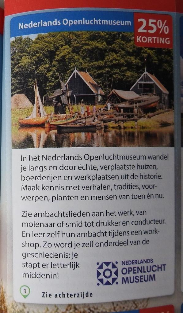 Museums, Drie personen of meer, Kortingsbon, Overige typen