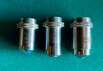 3 maal Microscoop lenzen E.Leitz Wetzlar Germany, Ophalen of Verzenden, Gebruikt, Minder dan 400x, Onderdelen of Toebehoren
