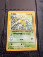 Scyther holo 2e editie Pokémon kaart, Ophalen of Verzenden, Zo goed als nieuw, Losse kaart, Foil