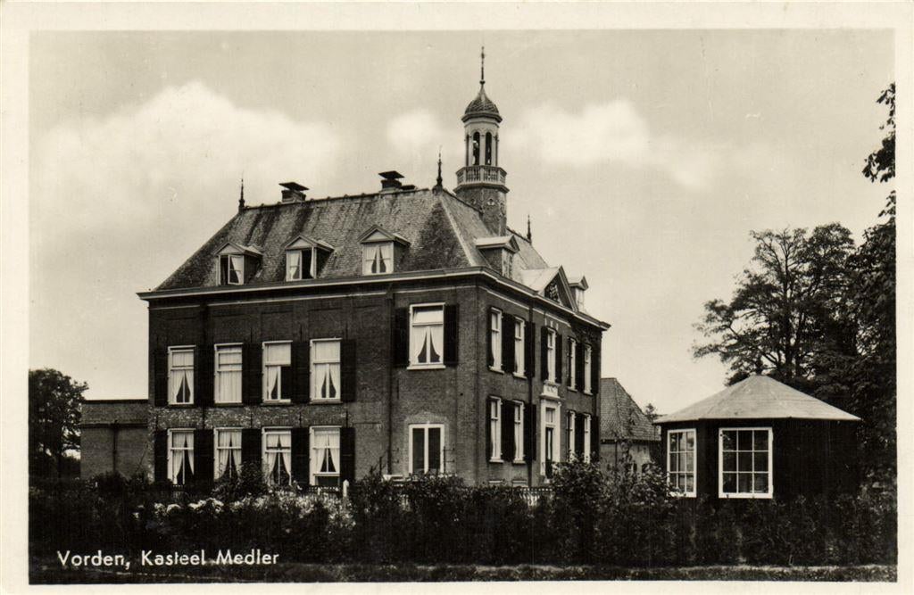 Vorden, Kasteel Medler - ongelopen, Ophalen of Verzenden, Voor 1920, Ongelopen, Gelderland