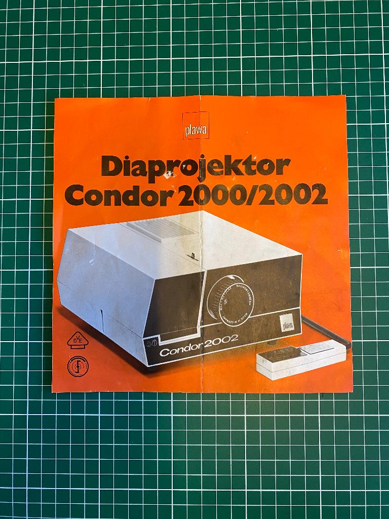 PLAWA Condor 2002 – Vintage 35mm Slide Projector, Verzenden, Gebruikt