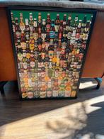 Ingelijste puzzel met bierflesjes - 1000 stukjes, Ophalen, Zo goed als nieuw