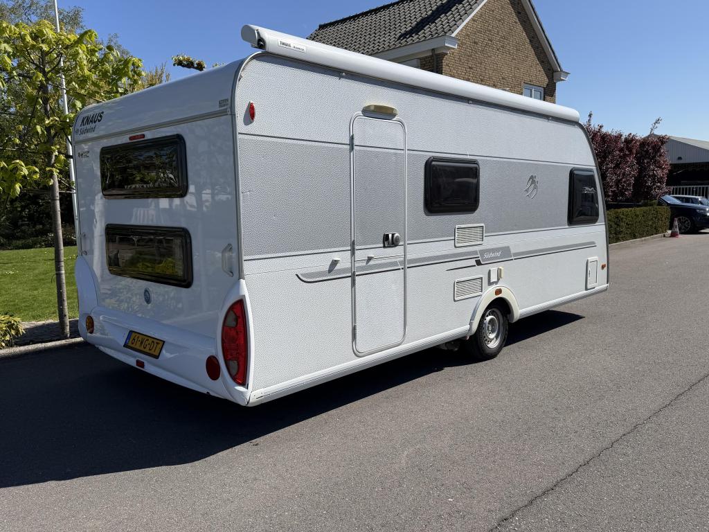 Knaus Sudwind 550 FSK Mover,Voortent,Airco,Stapelbed, Rondzit, Overige typen, Schokbreker, Bedrijf