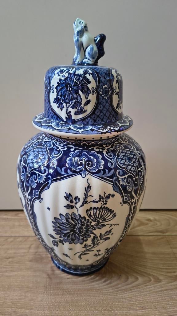 Delfsblauw voorraadpot, Ophalen