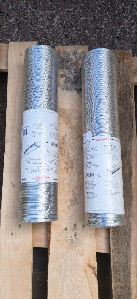 flexibele aluminium buis, Ophalen, Afvoer, 2 tot 4 meter, 80 mm of meer