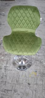 2 nieuwe groene barkrukken, Huis en Inrichting, Barkrukken, Ophalen, 60 tot 90 cm, Nieuw, In hoogte verstelbaar