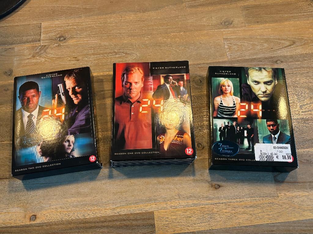 24 Hours   3 seizoenen   DvD       zgan!!!!!, Cd's en Dvd's, Dvd's | Tv en Series, Vanaf 16 jaar, Ophalen of Verzenden, Zo goed als nieuw