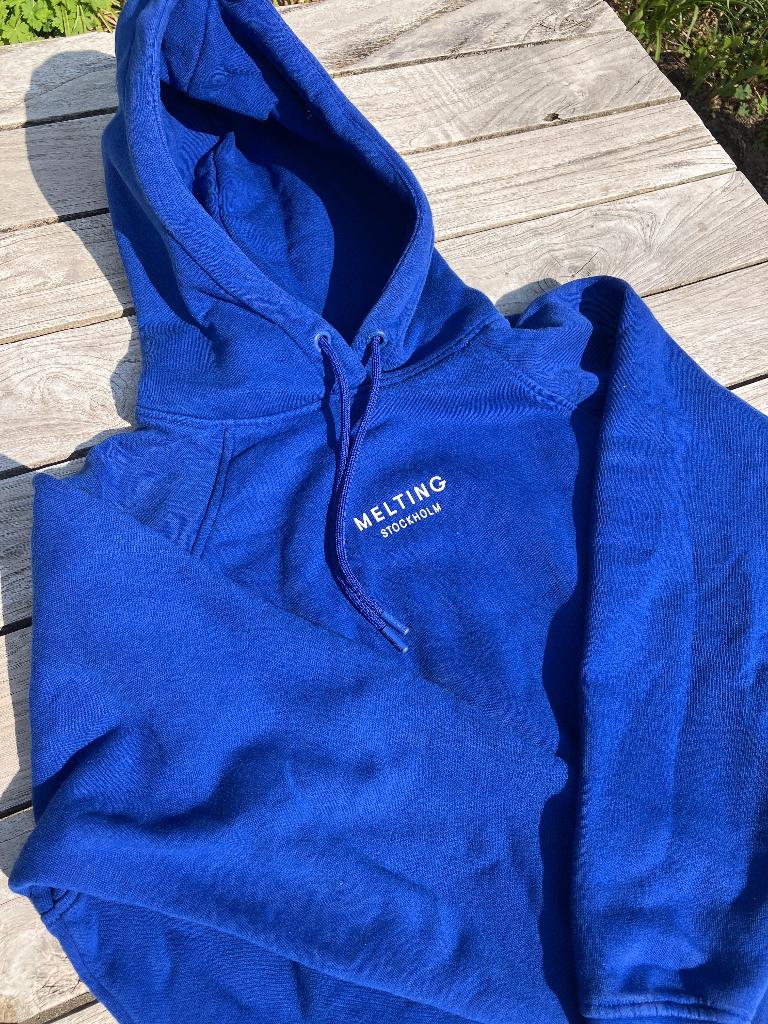 Melting Stockholm hoodie maat XS, Kleding | Dames, Truien en Vesten, Blauw, Ophalen of Verzenden, Zo goed als nieuw, Maat 34 (XS) of kleiner