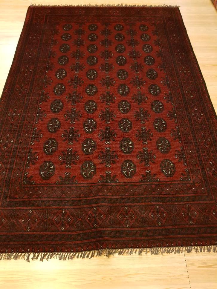 Vintage Afghaans tapijt (Oosters vloerleed), Huis en Inrichting, Stoffering | Tapijten en Kleden, Zo goed als nieuw, 150 tot 200 cm