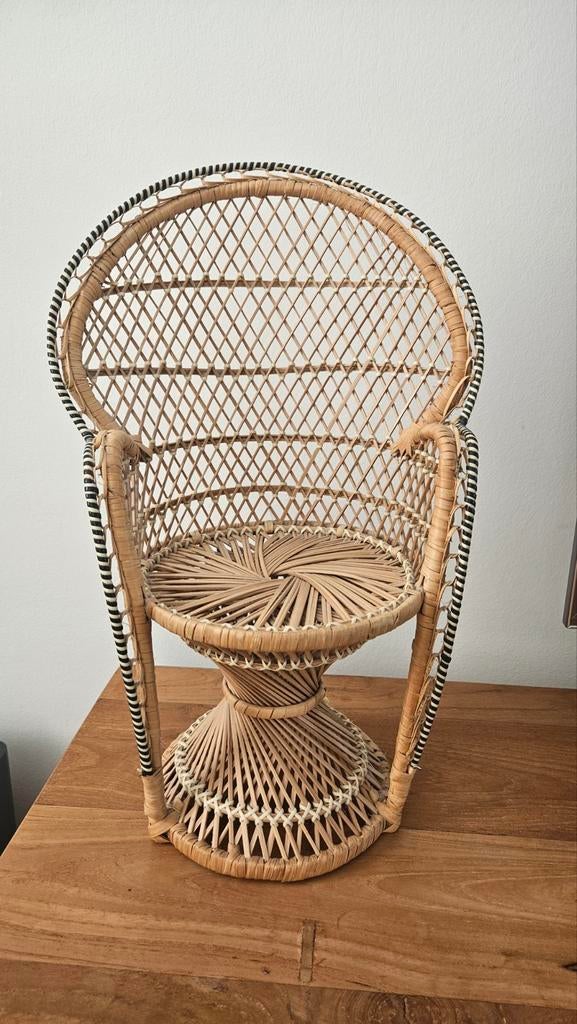 Rotan poppenstoel, Ophalen of Verzenden, Zo goed als nieuw, Stoel(en)