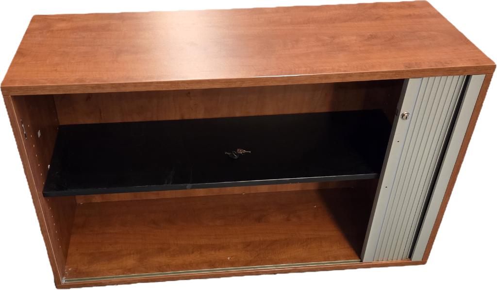 Multiplex Kast met roldeur, Ophalen, Gebruikt, 25 tot 50 cm, Minder dan 100 cm