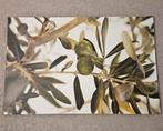 Canvas schilderij olijftak IKEA met olijven, Ophalen of Verzenden, Zo goed als nieuw, Schilderij, Minder dan 50 cm
