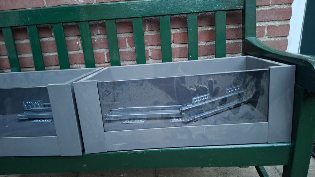 Blum Binnenladen met Ladenlopers - 536x294x200 mm, Huis en Inrichting, Kasten | Ladekasten, Minder dan 50 cm, Gebruikt, 1 of 2 laden