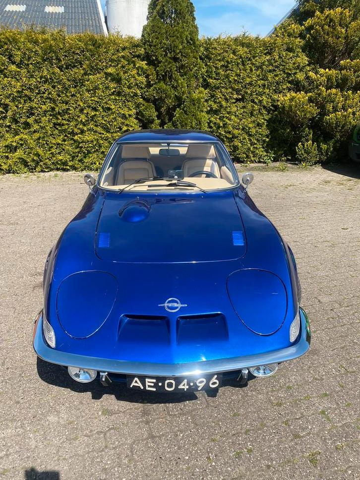 Opel GT 1.9 1969 Blauw, Auto's, Opel, Particulier, GT, Benzine, Coupé, Handgeschakeld, Geïmporteerd, Blauw, Overige kleuren, Achterwielaandrijving